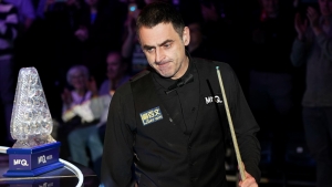 Ronnie O’Sullivan beats Ali Carter to land an eighth Masters title