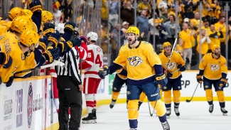 NHL: Predators beat Red Wings 1-0 to extend point streak to 17