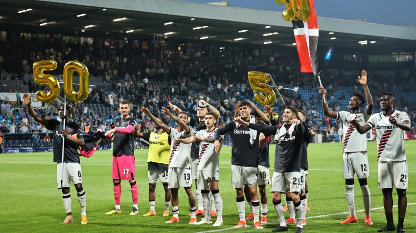 Bochum 0-5 Bayer Leverkusen: Champions crush 10-man hosts to hit 50 games unbeaten