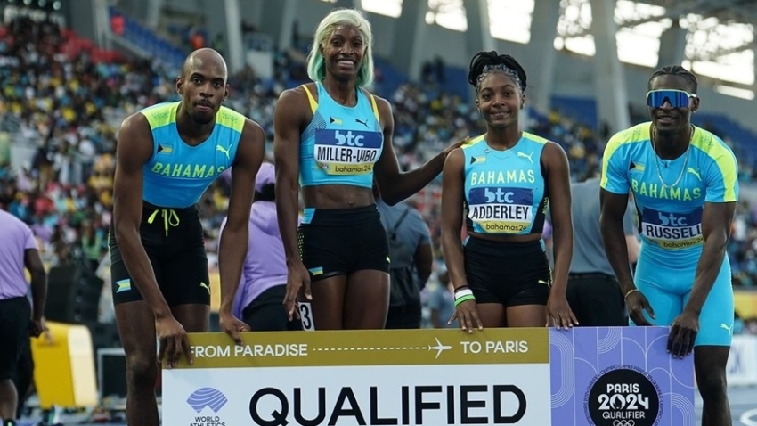 The Bahamas and Jamaica book 4x400m Mixed Relay spots in Paris
