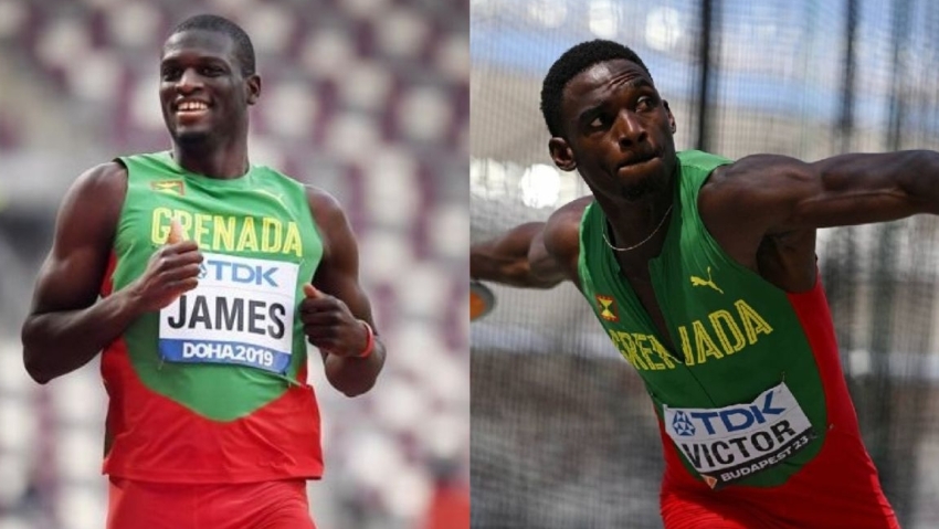 Grenadian Olympians Kirani James, Lindon Victor set to compete on different continents this weekend