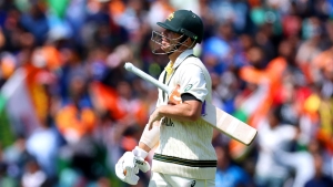 David Warner out for 43 just before lunch on day one of World Test Championship