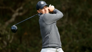 Spieth leads at halfway mark at Pebble Beach