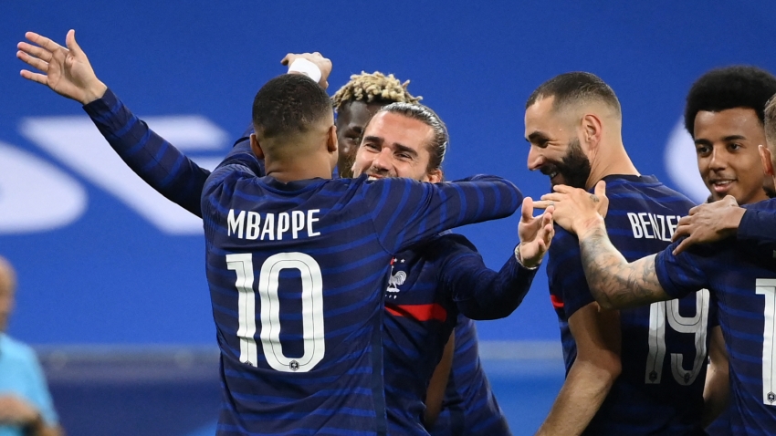 France 3-0 Wales: Mbappe, Griezmann and Dembele net after returning Benzema&#039;s penalty miss