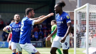 Promoted Ipswich reach 100-goal mark in the league in draw at Fleetwood