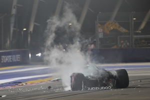 Lance Stroll cleared to race in Singapore after high-speed qualifying crash