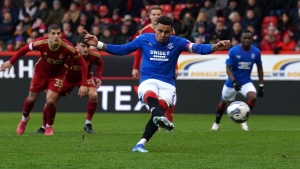James Tavernier penalty rescues point for Rangers at Aberdeen