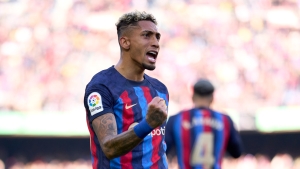 Barcelona 1-0 Valencia: Raphinha heads 10-man hosts further clear of Real Madrid