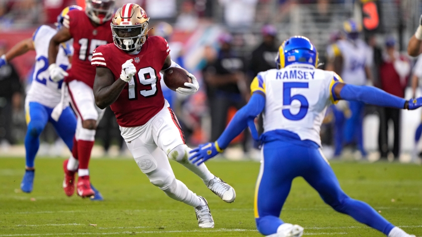 Deebo Samuel and the San Francisco 49ers defense fend off the Los Angeles Rams