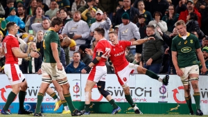 Wales claim historic first away win over South Africa to level series after late Adams try