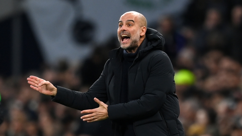 City can&#039;t think about being champions after Spurs loss - Guardiola