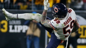 Bears LB Marsh accuses official Corrente of &#039;hip-checking&#039; in narrow Steelers defeat