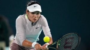 Emma Raducanu overcomes slow start to storm past Marie Bouzkova in Abu Dhabi