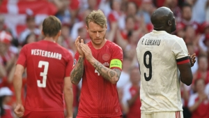 Denmark and Belgium pause Euro 2020 clash to pay Eriksen tribute
