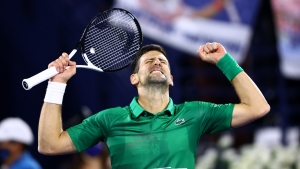 Djokovic flies to straight-sets win on ATP Tour return