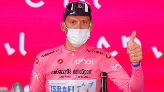 Giro d&#039;Italia: De Marchi moves into pink jersey after Dombrowski takes stage four