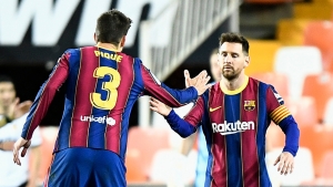 Pique braced for dramatic finale to LaLiga as Messi boosts Barcelona
