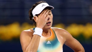 Muguruza eliminated at Eastbourne, Halep and seeds ease through in Germany