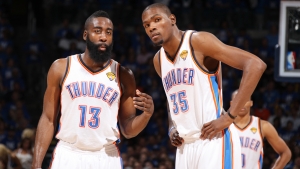 It was fun – Durant discusses playing alongside Harden ahead of expected reunion