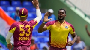 McCoy, King star as West Indies beat India by five wickets to level five-match T20I Series 1-1