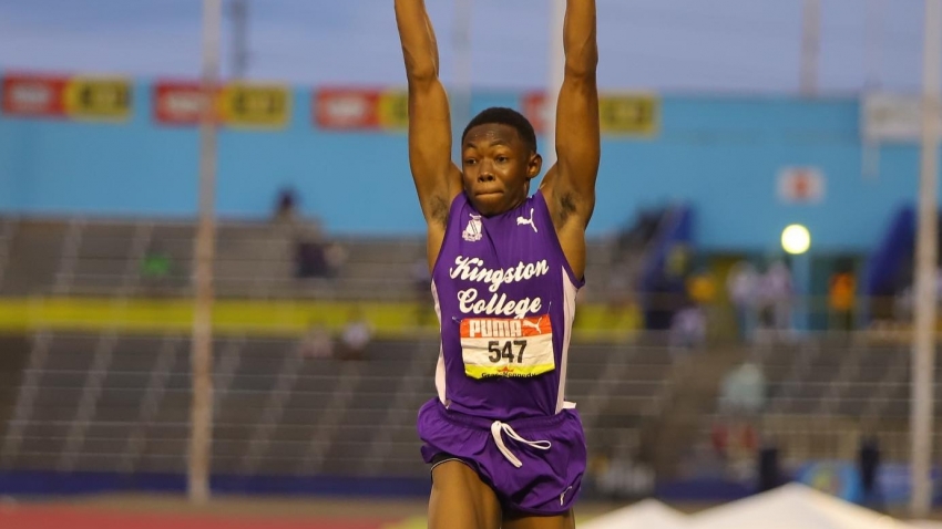 KC&#039;s Jaydon Hibbert shatters triple record to land second gold medal at Champs 2022