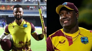 West Indies ODI and T20 captains Shai Hope (left) and Rovman Powell.