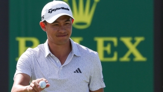 Morikawa reels of career-best six straight birdies to share lead with Rahm and Spaun
