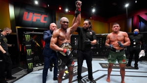 Usman makes history after retaining UFC title with brutal TKO against Burns
