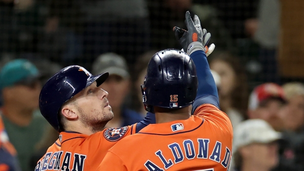 Michael Brantley, Astros rally for walkoff win over Mariners in 13 innings