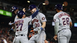 MLB: Kyle Tucker hits grand slam in 9th inning off Felix Bautista to lift Houston Astros to stunning 7-6 win over Baltimore Orioles on Tuesday