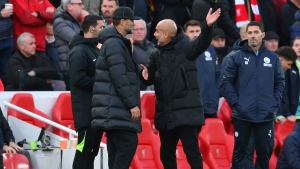 Guardiola sorry for &#039;vile&#039; Man City chants but denies Liverpool rivalry has become &#039;toxic&#039;