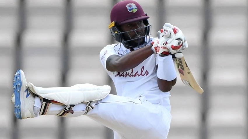 West Indies 82-2 in second innings against Zimbabwe XI, leading by 477