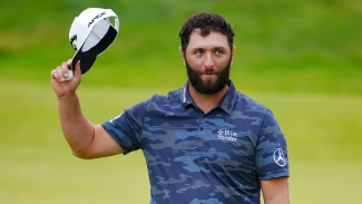 Jon Rahm hails best ever round of links golf as 63 puts him in Open contention