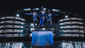Man City unveil statue of club greats Mike Summerbee, Colin Bell and Francis Lee