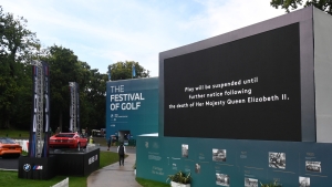 The Queen: Play to resume at BMW PGA Championship on Saturday