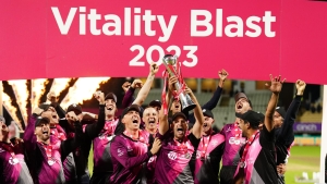 Somerset’s Lewis Gregory relieved to shed ‘nearly men’ tag after Blast title win