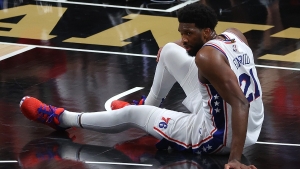 NBA playoffs 2021: 76ers&#039; Embiid bothered by knee problem in loss to Hawks