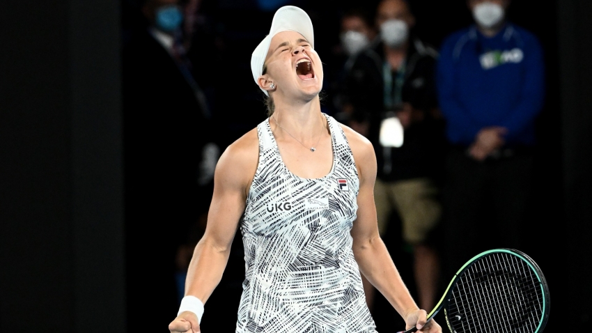 Australian Open: Barty claims maiden Melbourne triumph after thrilling second-set fightback