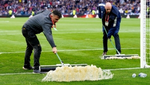 Scotland’s Euro 2024 qualifier back on after rain delay