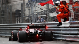 Leclerc takes Monaco Grand Prix pole but Ferrari star&#039;s crash leaves rivals frustrated