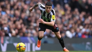 Newcastle top scorer Almiron to miss three weeks through injury
