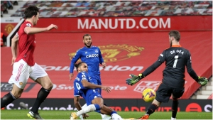 Manchester United 3-3 Everton: Last-ditch Calvert-Lewin leveller stuns Solskjaer&#039;s side