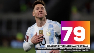 Messi tearful after eclipsing Pele record: &#039;I&#039;ve dreamed of this for a long time&#039;