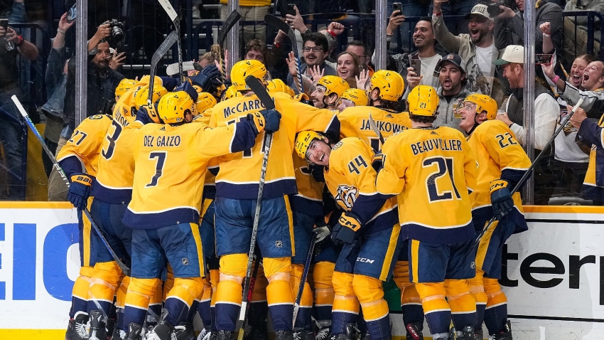 NHL: Predators rally past Golden Knights for OT win to extend point streak to 18