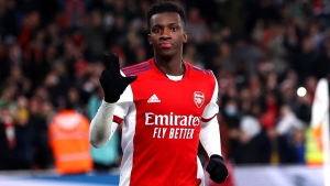 Nketiah salutes team-mates after maiden Arsenal hat-trick