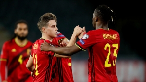 Belgium 8-0 Belarus: Trossard and Vanaken score twice as Martinez&#039;s men run riot