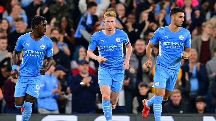 Manchester City 6-1 Wycombe Wanderers: EFL Cup holders come from behind to storm through