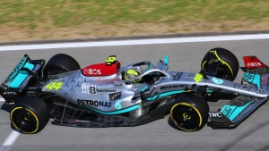 Hamilton &#039;super happy&#039; with Mercedes&#039; performance in Barcelona practice