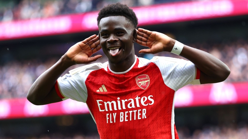 'We fought until the end' - Saka 'delighted' as Arsenal withstand late Spurs surge