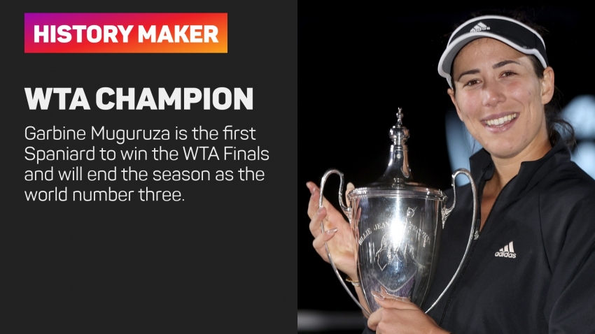 WTA Finals: I&#039;ve proven to myself I can be the best, says champion Muguruza